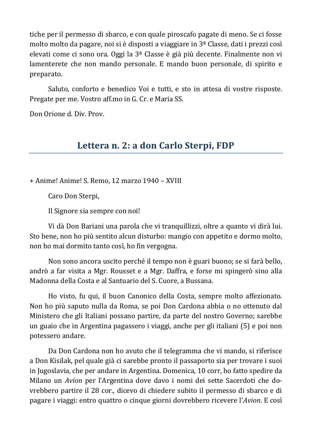 12 marzo 1940. Anniversario del dies natalis di San Luigi Orione, pagina 3