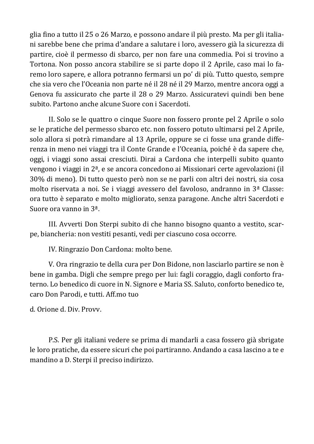 12 marzo 1940. Anniversario del dies natalis di San Luigi Orione, pagina 5