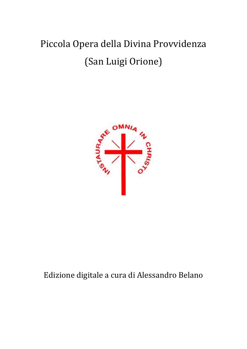 12 marzo 1940. Anniversario del dies natalis di San Luigi Orione, pagina 9