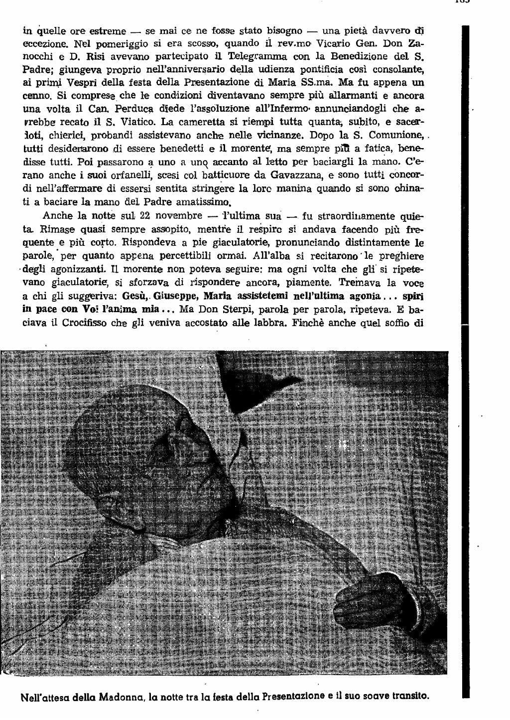 22 novembre 1951. Anniversario del dies natalis del ven. don Carlo Sterpi, pagina 9