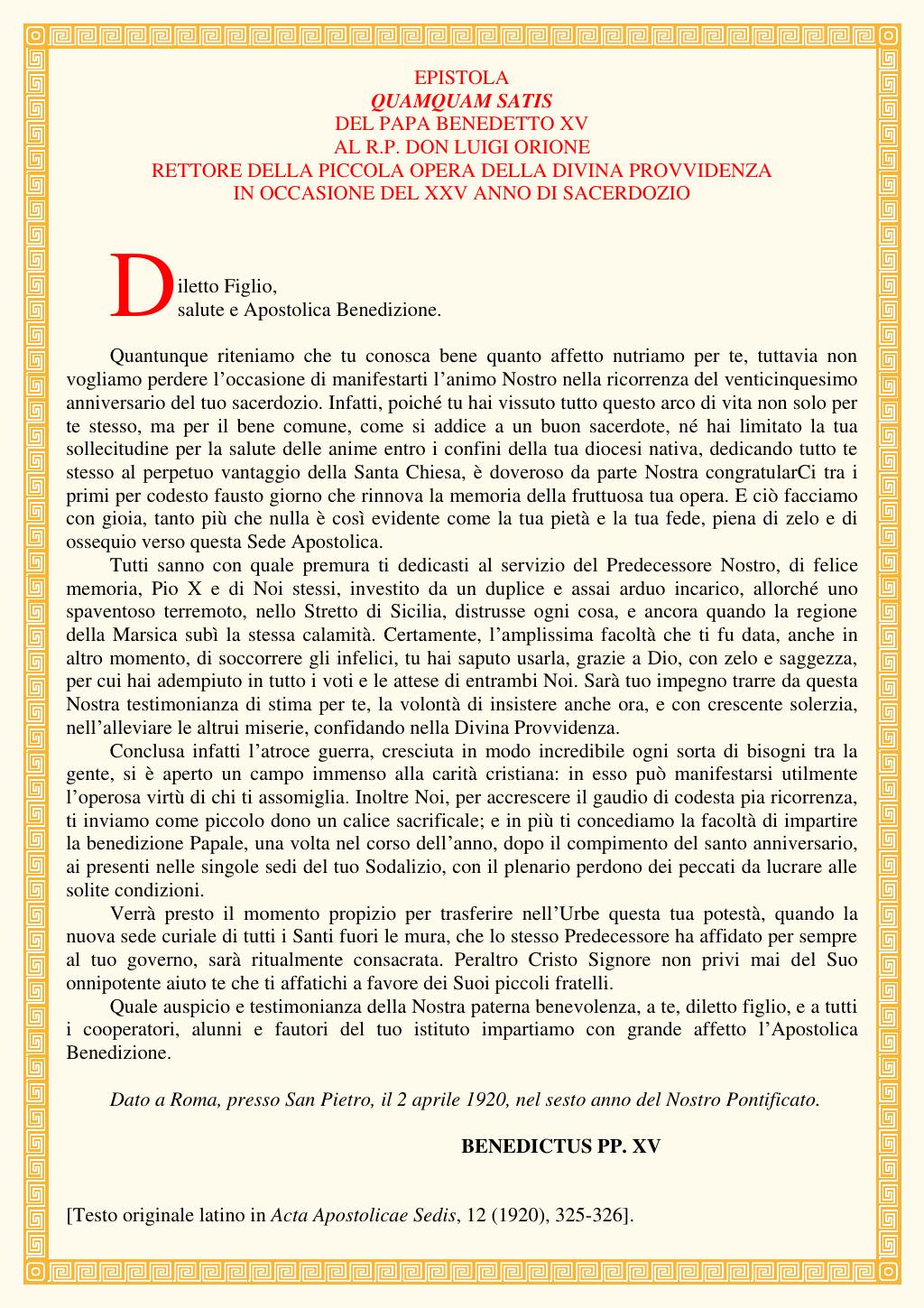 16 maggio 2018. Anniversario della Canonizzazione di san Luigi Orione, pagina 4