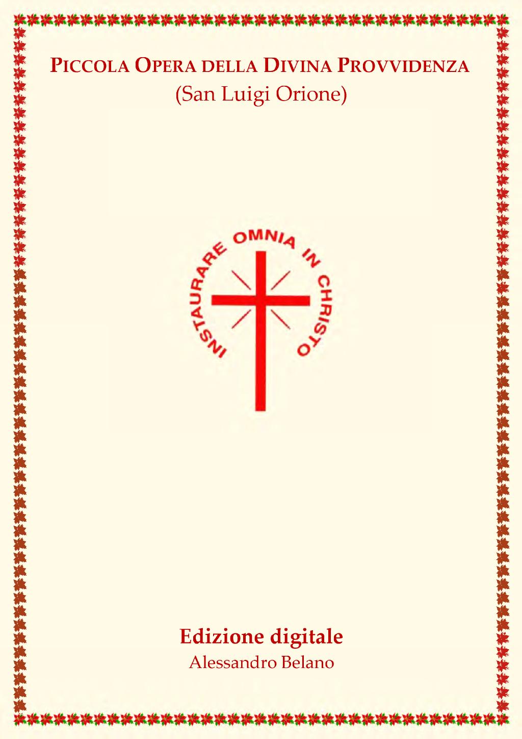 23 giugno 1872. Anniversario della nascita di San Luigi Orione, pagina 10