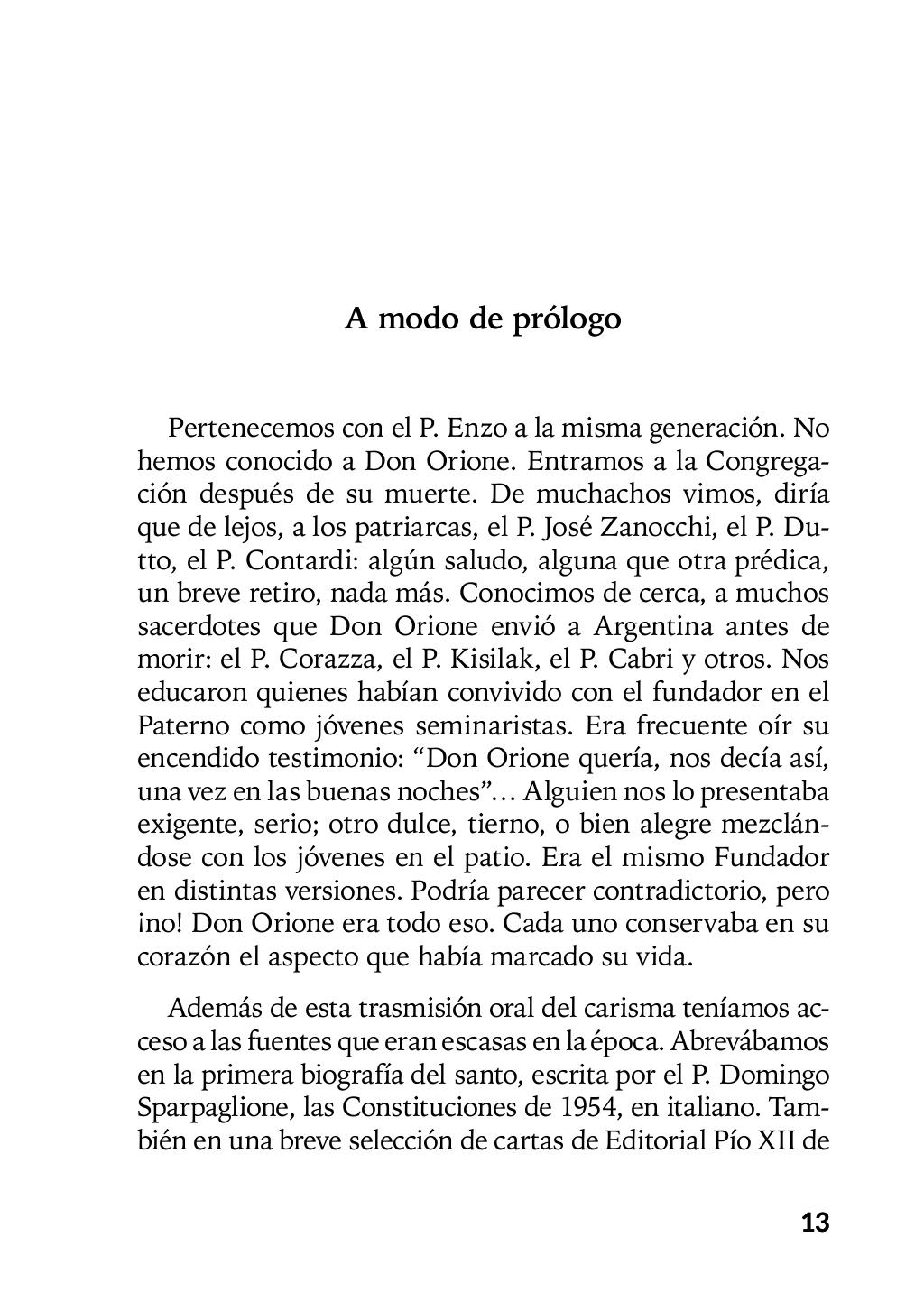 Enzo Giustozzi, Don Orione, Latinoamérica y Argentina, GEO, Buenos Aires - Argentina, 2020, pagina 14