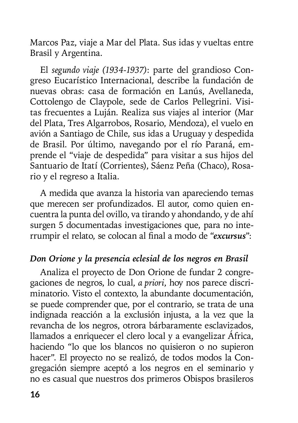 Enzo Giustozzi, Don Orione, Latinoamérica y Argentina, GEO, Buenos Aires - Argentina, 2020, pagina 17
