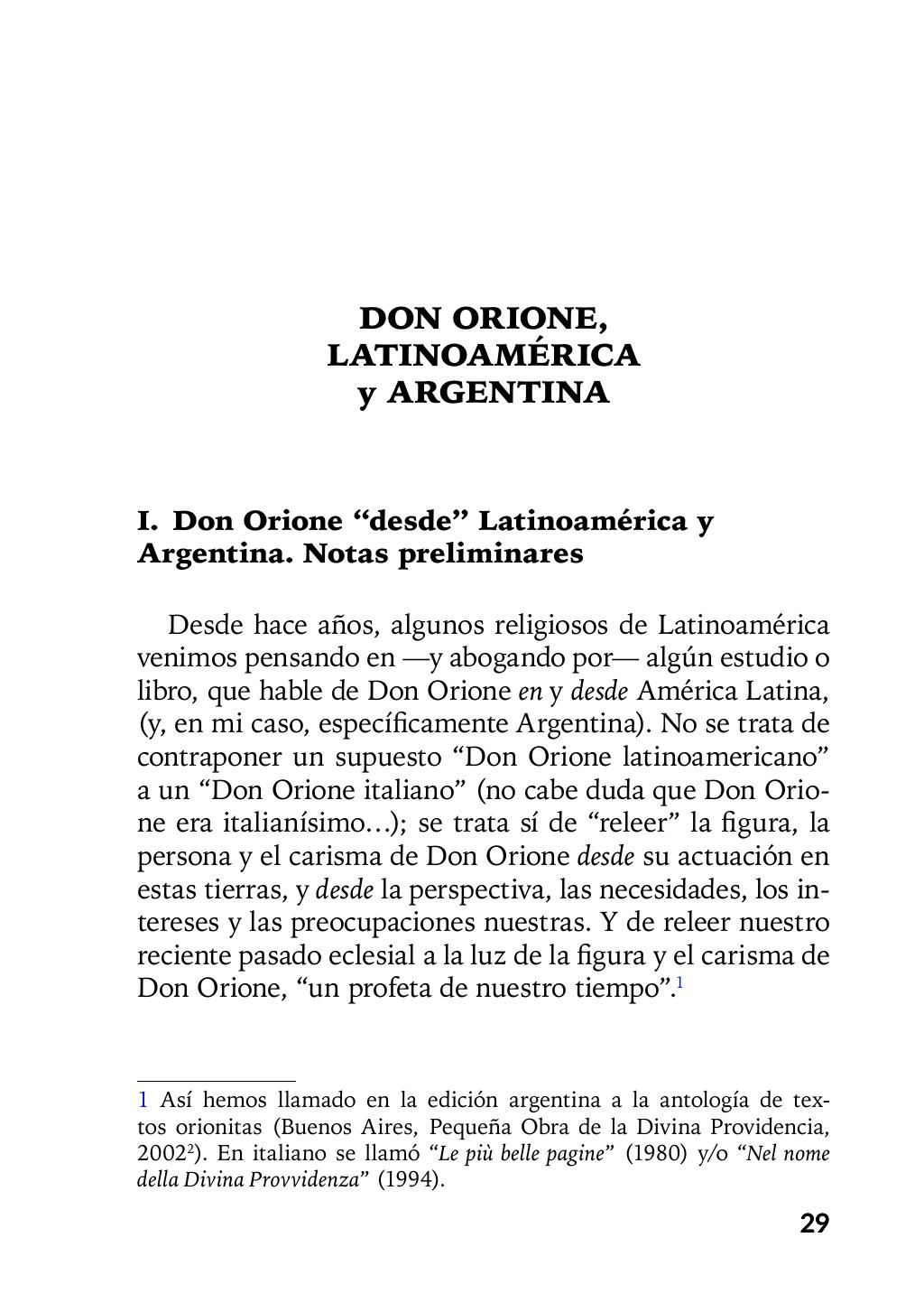 Enzo Giustozzi, Don Orione, Latinoamérica y Argentina, GEO, Buenos Aires - Argentina, 2020, pagina 30