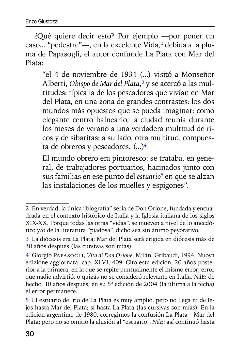 Enzo Giustozzi, Don Orione, Latinoamérica y Argentina, GEO, Buenos Aires - Argentina, 2020, pagina 31