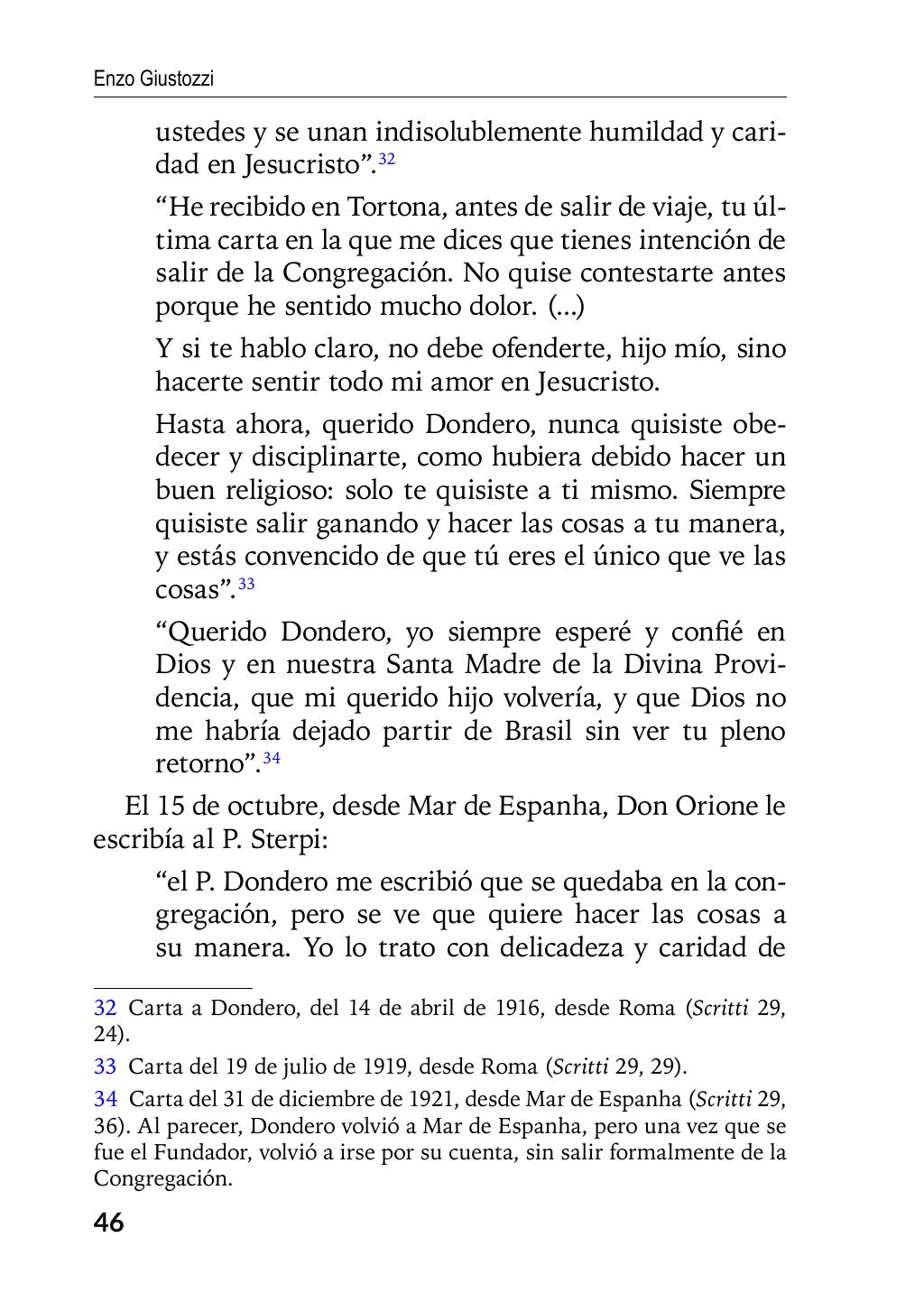 Enzo Giustozzi, Don Orione, Latinoamérica y Argentina, GEO, Buenos Aires - Argentina, 2020, pagina 47