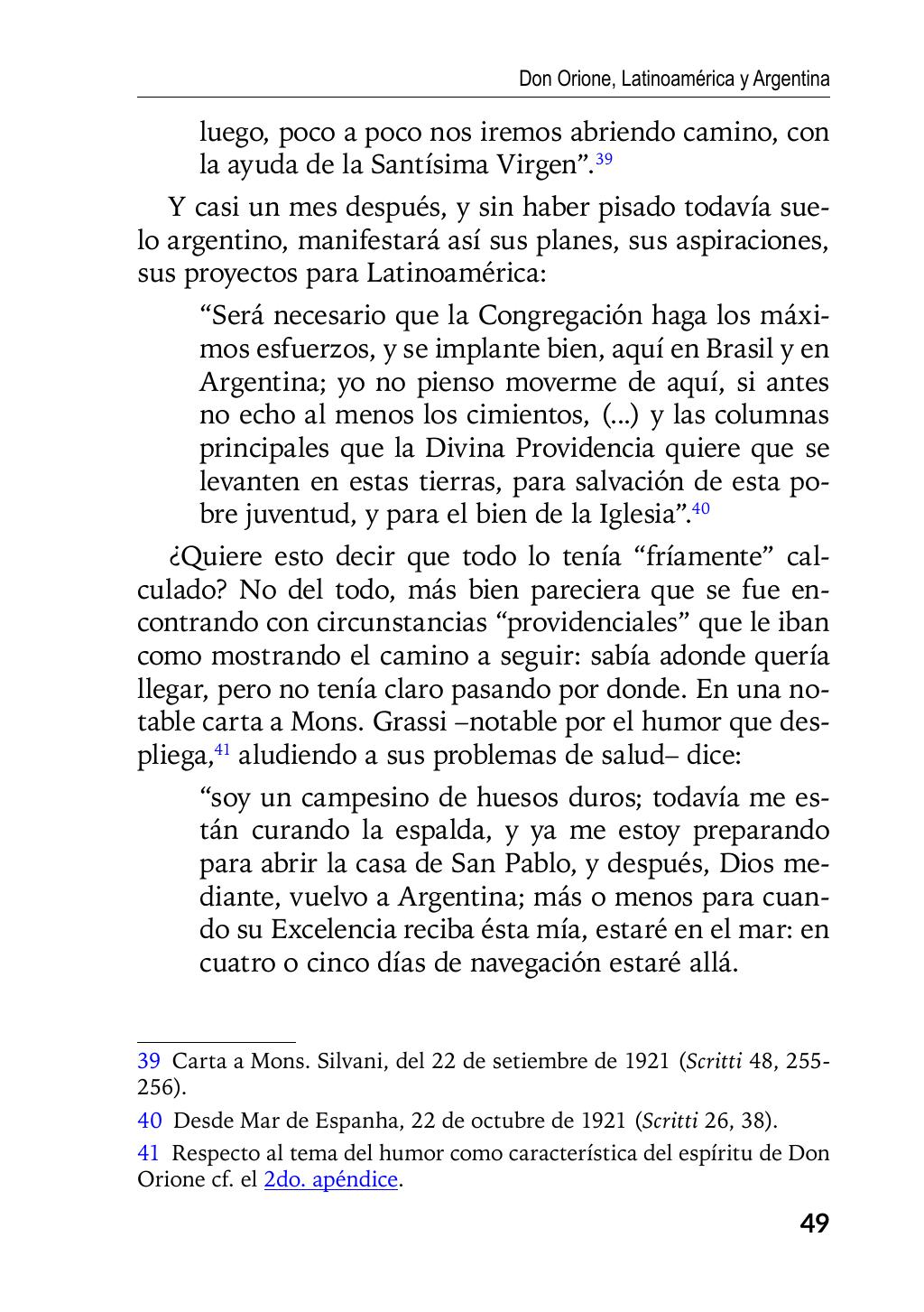 Enzo Giustozzi, Don Orione, Latinoamérica y Argentina, GEO, Buenos Aires - Argentina, 2020, pagina 50