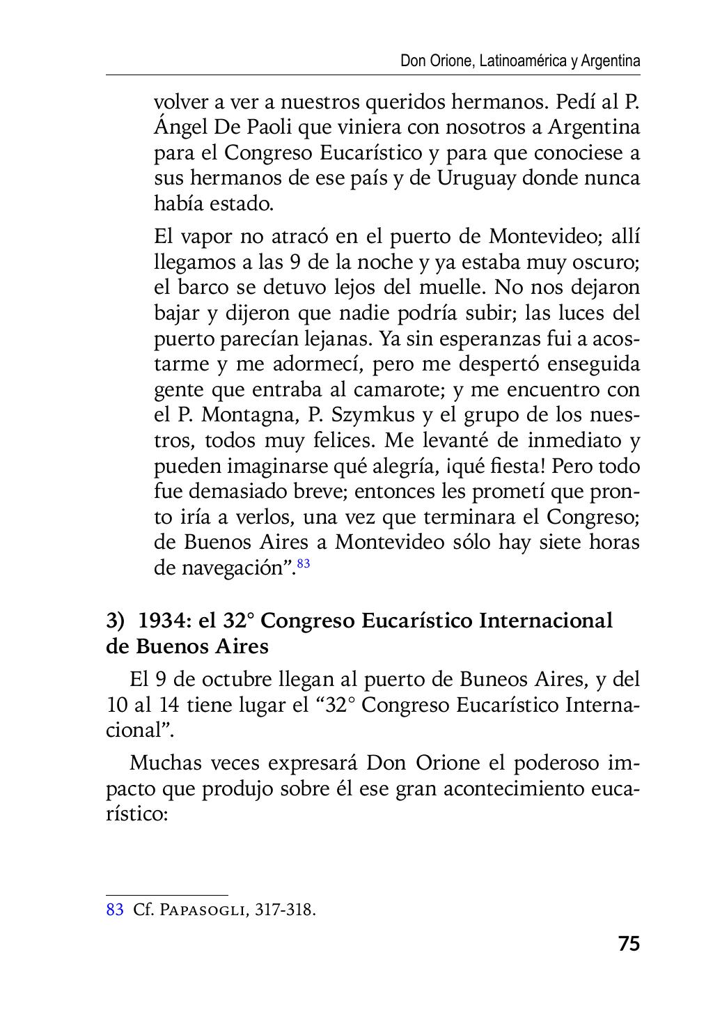 Enzo Giustozzi, Don Orione, Latinoamérica y Argentina, GEO, Buenos Aires - Argentina, 2020, pagina 76