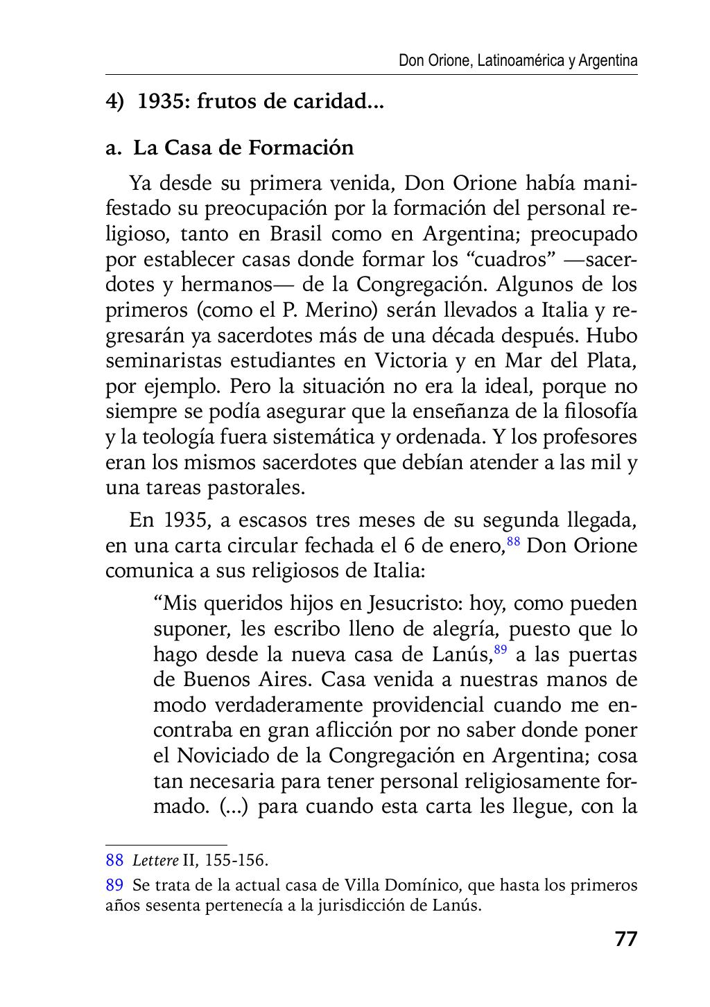 Enzo Giustozzi, Don Orione, Latinoamérica y Argentina, GEO, Buenos Aires - Argentina, 2020, pagina 78