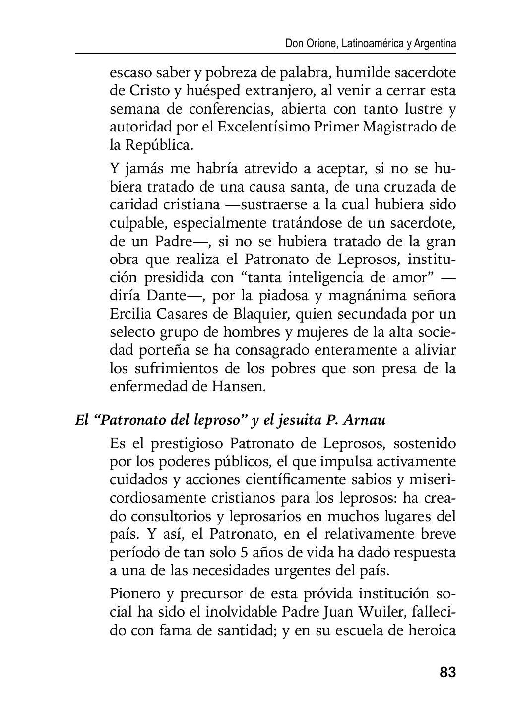 Enzo Giustozzi, Don Orione, Latinoamérica y Argentina, GEO, Buenos Aires - Argentina, 2020, pagina 84