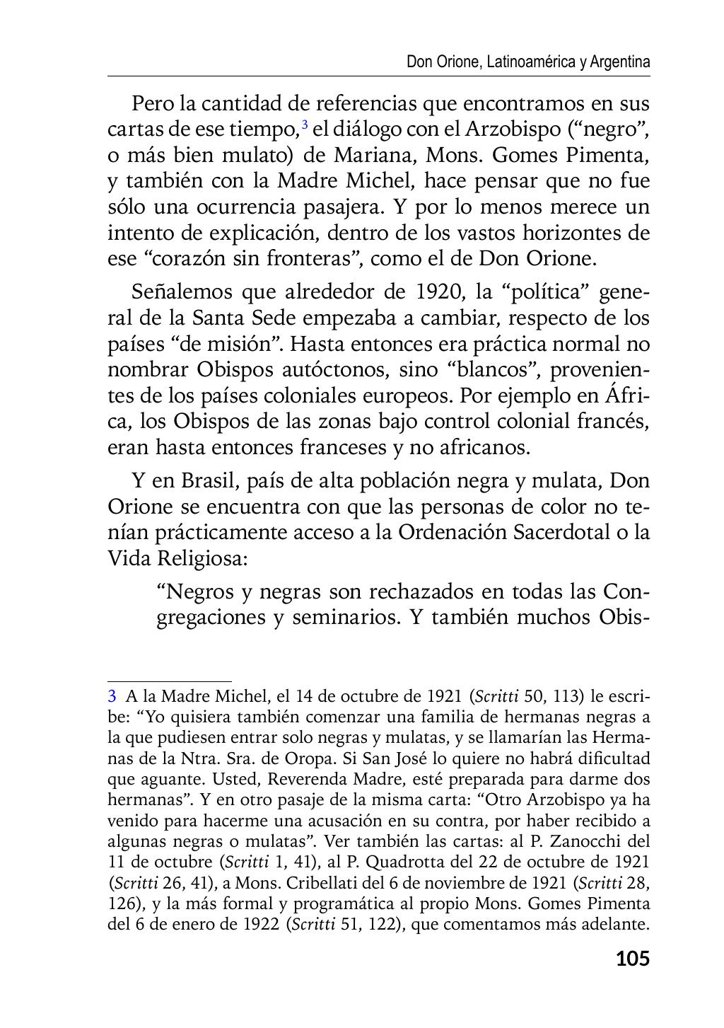 Enzo Giustozzi, Don Orione, Latinoamérica y Argentina, GEO, Buenos Aires - Argentina, 2020, pagina 106