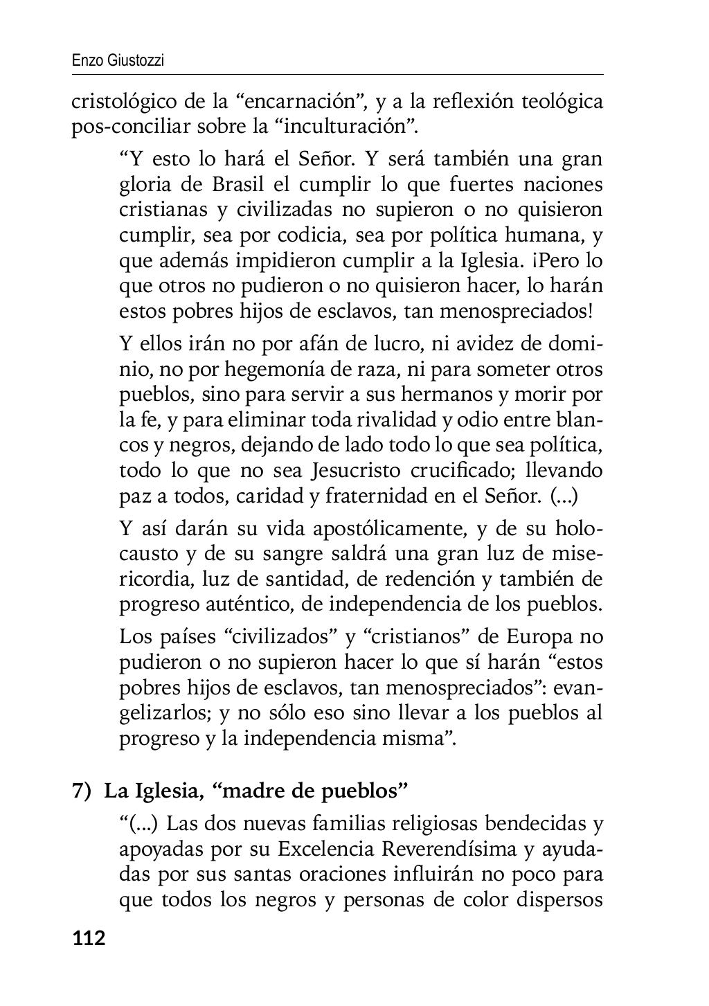 Enzo Giustozzi, Don Orione, Latinoamérica y Argentina, GEO, Buenos Aires - Argentina, 2020, pagina 113