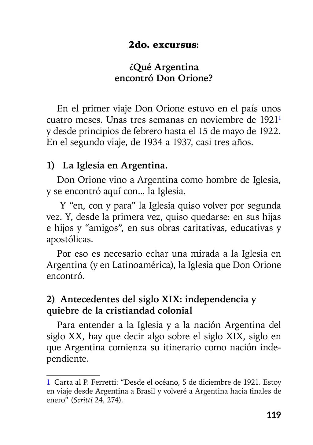 Enzo Giustozzi, Don Orione, Latinoamérica y Argentina, GEO, Buenos Aires - Argentina, 2020, pagina 120