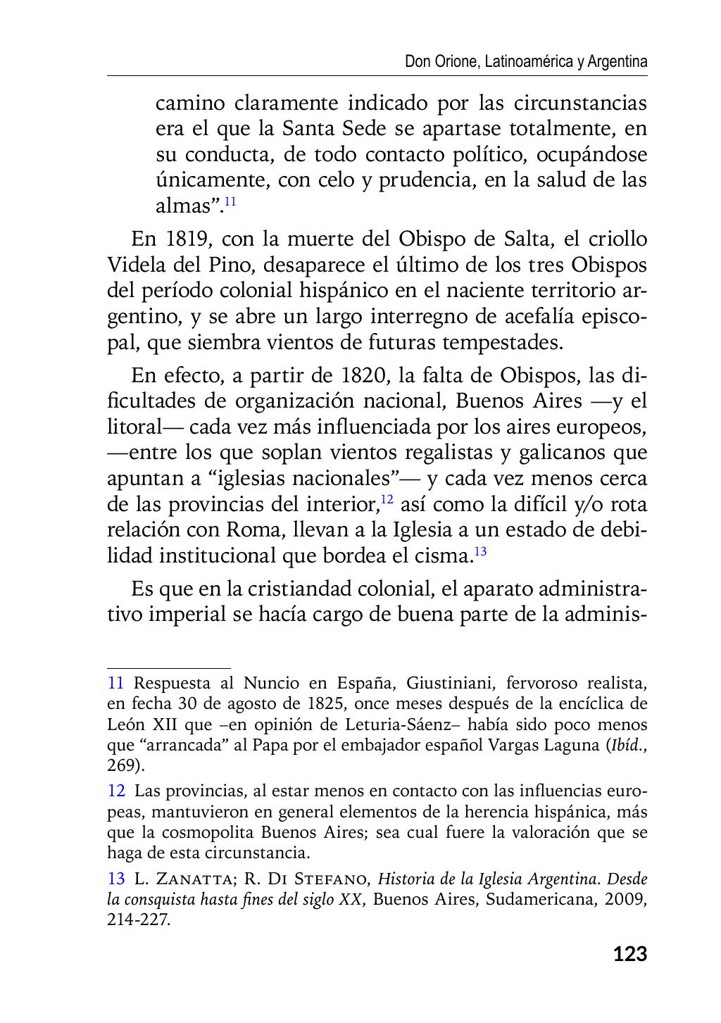 Enzo Giustozzi, Don Orione, Latinoamérica y Argentina, GEO, Buenos Aires - Argentina, 2020, pagina 124
