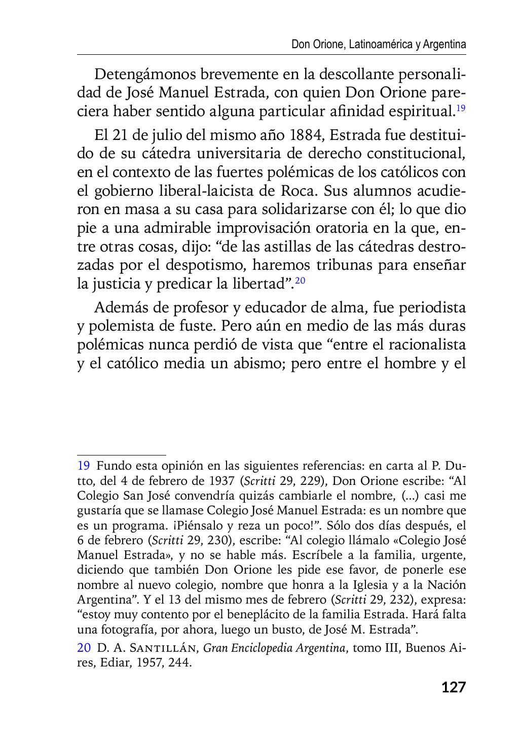 Enzo Giustozzi, Don Orione, Latinoamérica y Argentina, GEO, Buenos Aires - Argentina, 2020, pagina 128