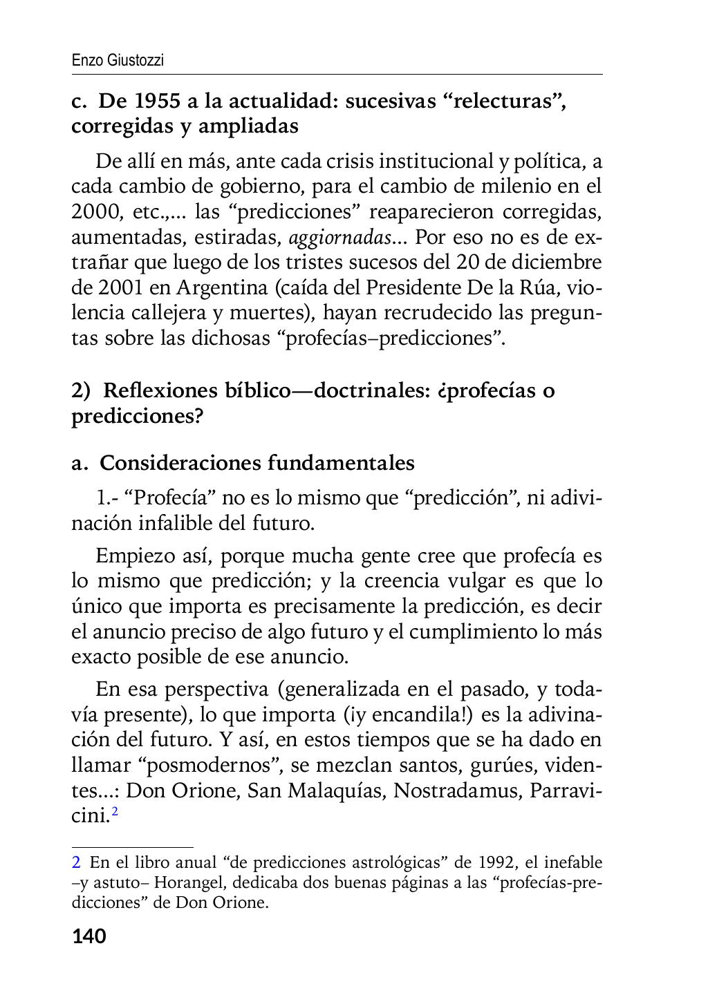 Enzo Giustozzi, Don Orione, Latinoamérica y Argentina, GEO, Buenos Aires - Argentina, 2020, pagina 141