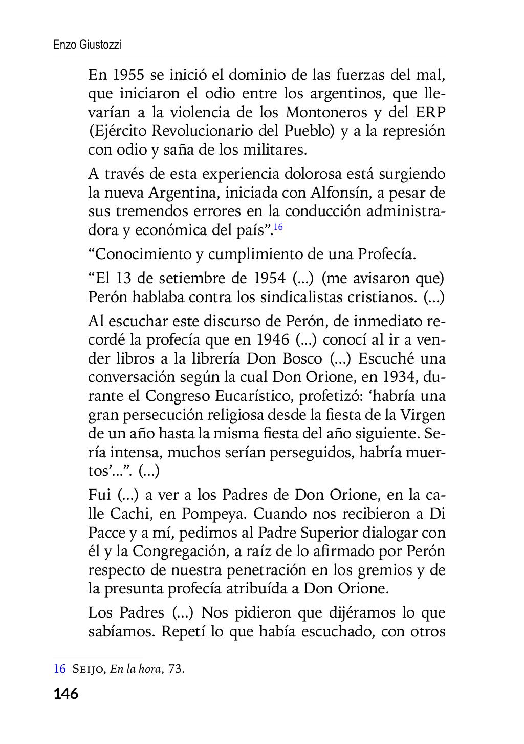 Enzo Giustozzi, Don Orione, Latinoamérica y Argentina, GEO, Buenos Aires - Argentina, 2020, pagina 147