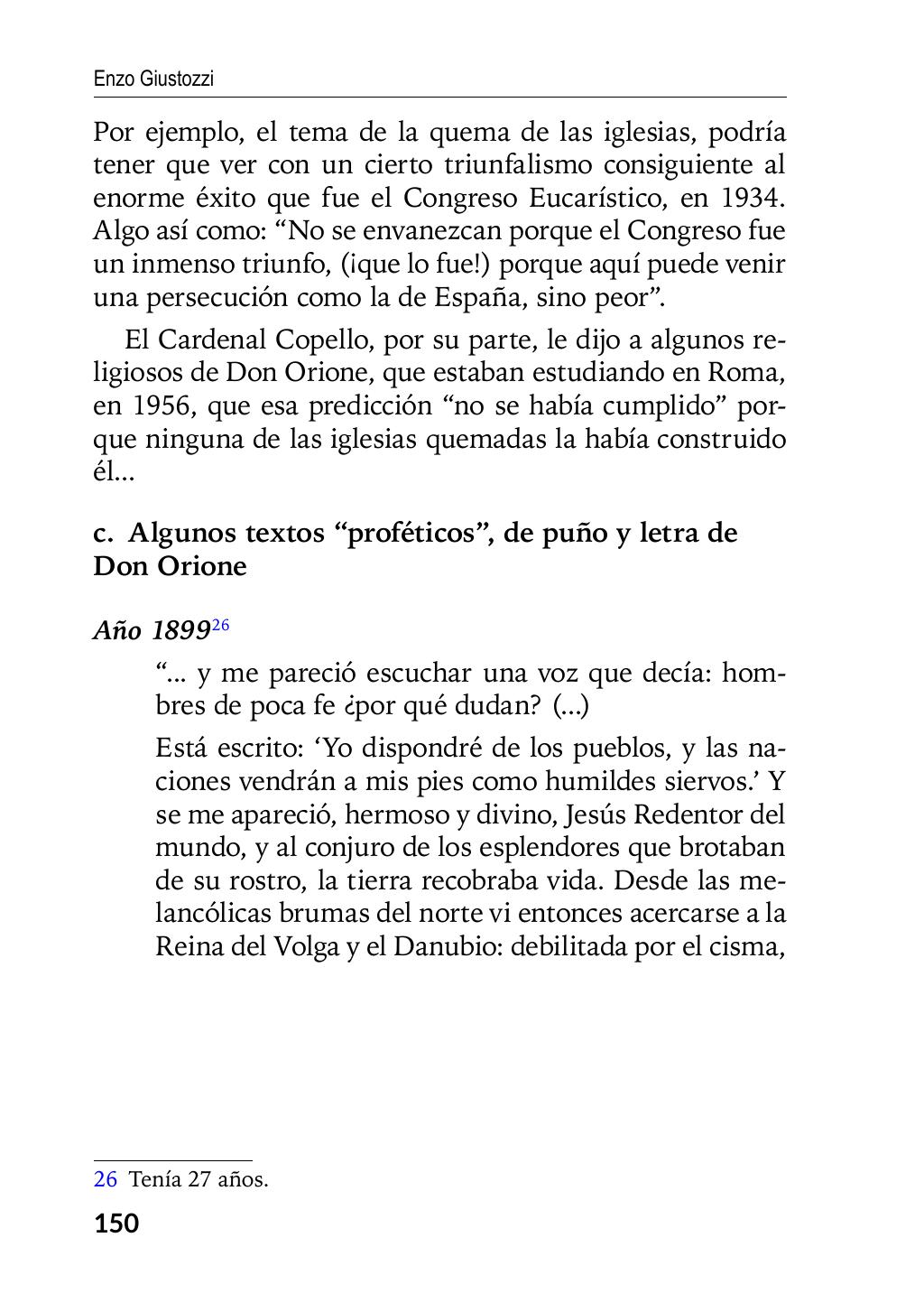 Enzo Giustozzi, Don Orione, Latinoamérica y Argentina, GEO, Buenos Aires - Argentina, 2020, pagina 151