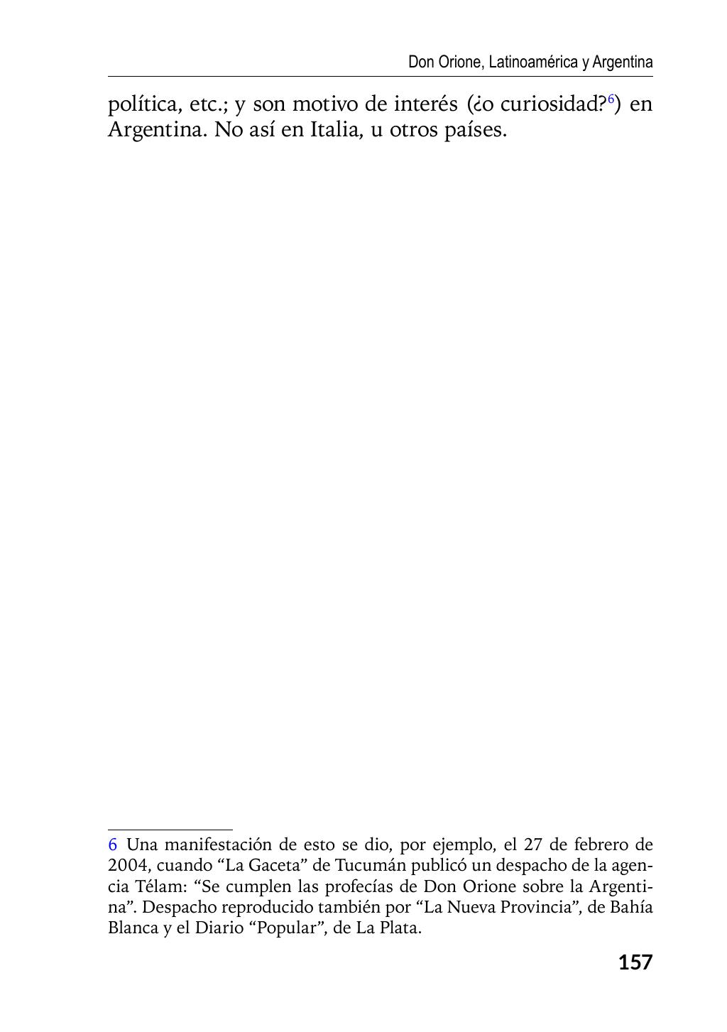 Enzo Giustozzi, Don Orione, Latinoamérica y Argentina, GEO, Buenos Aires - Argentina, 2020, pagina 158