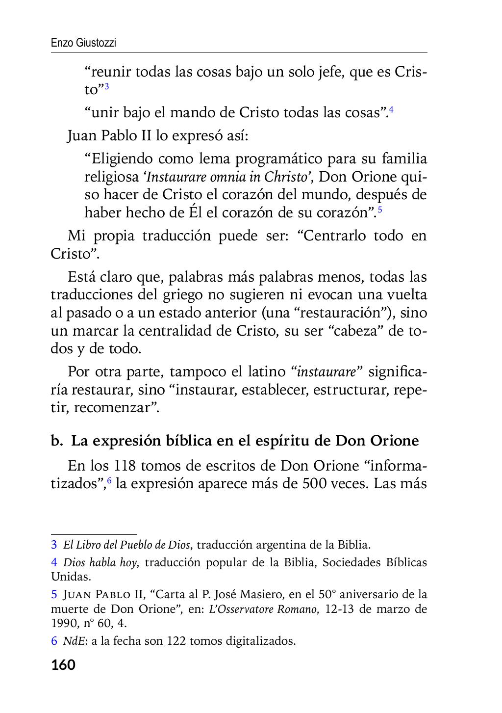 Enzo Giustozzi, Don Orione, Latinoamérica y Argentina, GEO, Buenos Aires - Argentina, 2020, pagina 161