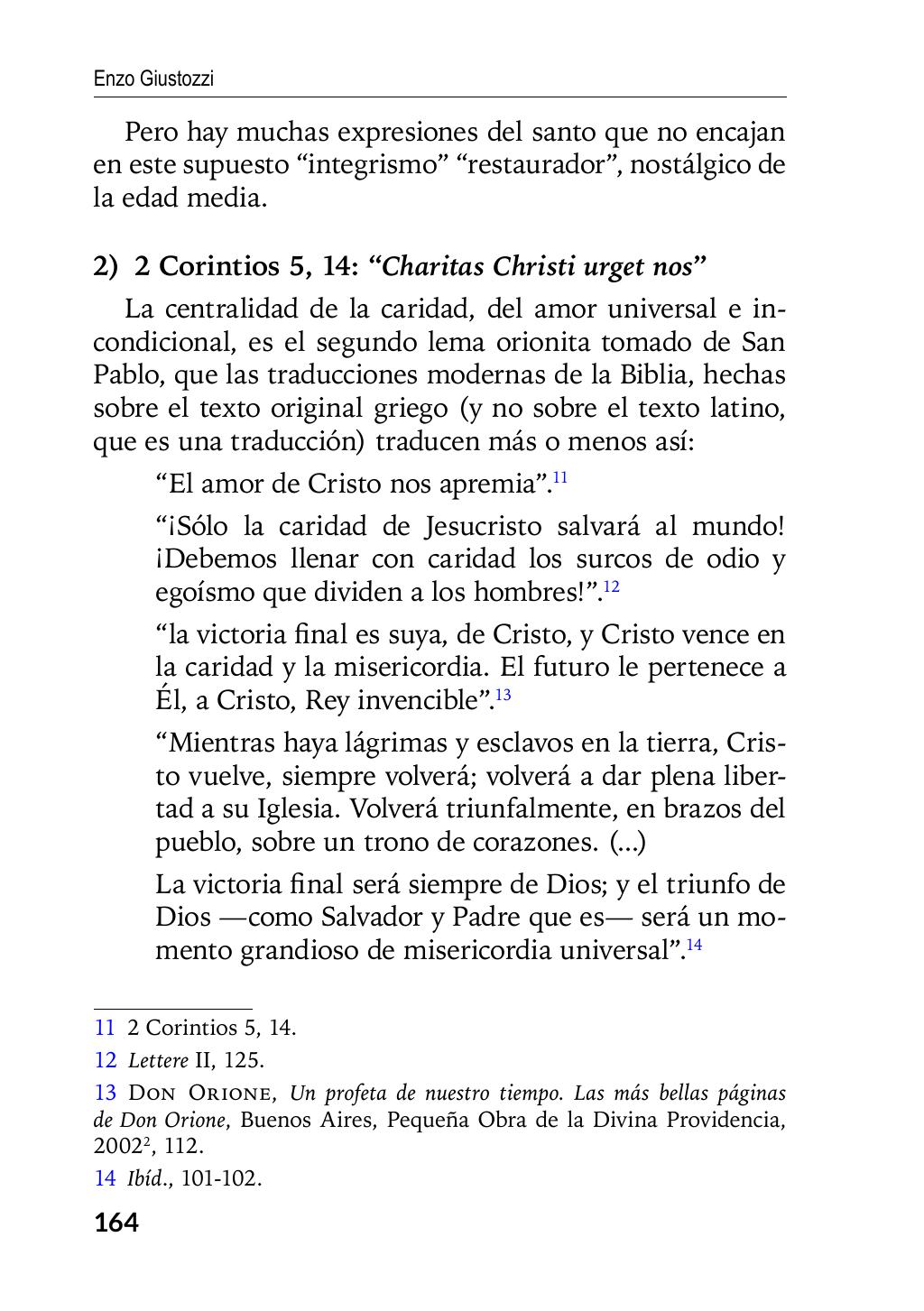 Enzo Giustozzi, Don Orione, Latinoamérica y Argentina, GEO, Buenos Aires - Argentina, 2020, pagina 165