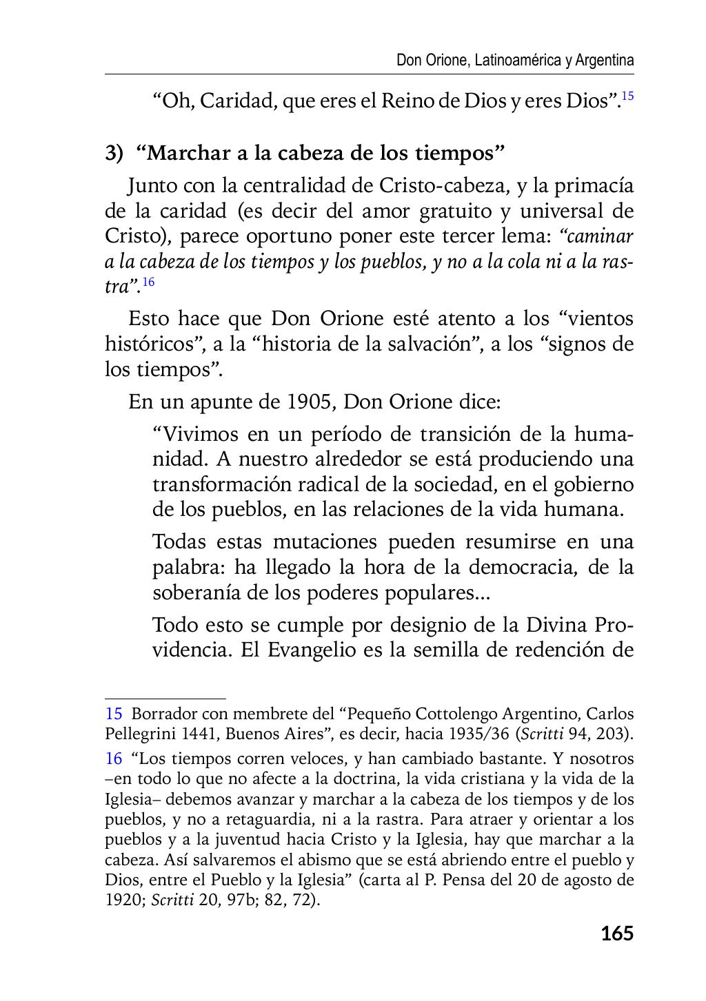 Enzo Giustozzi, Don Orione, Latinoamérica y Argentina, GEO, Buenos Aires - Argentina, 2020, pagina 166