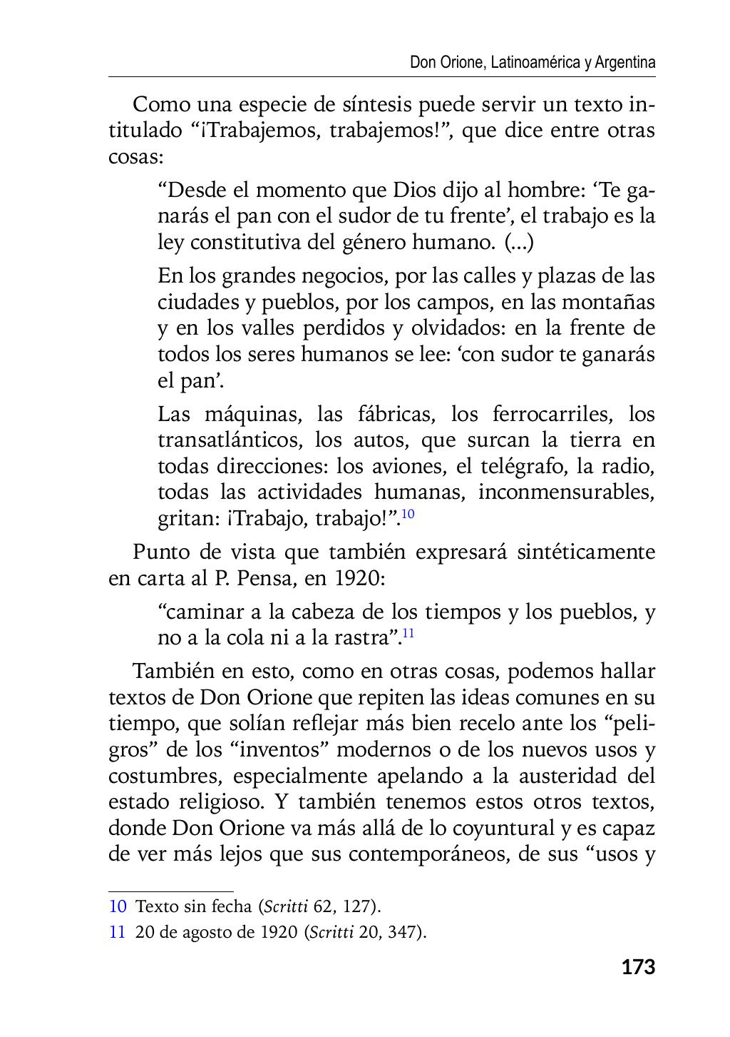 Enzo Giustozzi, Don Orione, Latinoamérica y Argentina, GEO, Buenos Aires - Argentina, 2020, pagina 174