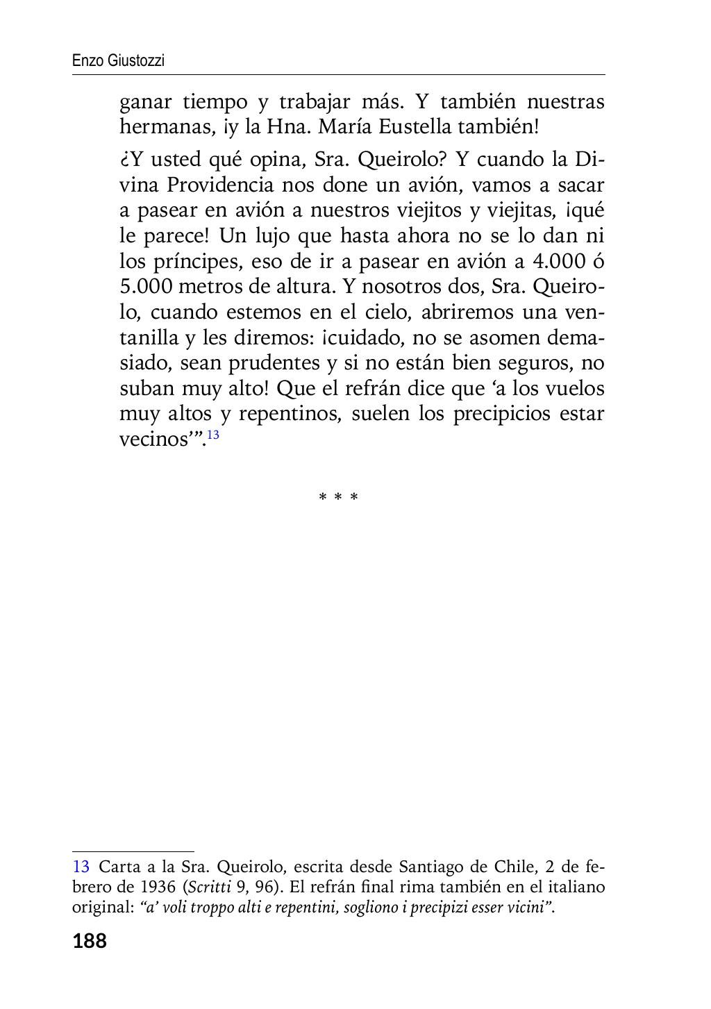 Enzo Giustozzi, Don Orione, Latinoamérica y Argentina, GEO, Buenos Aires - Argentina, 2020, pagina 189
