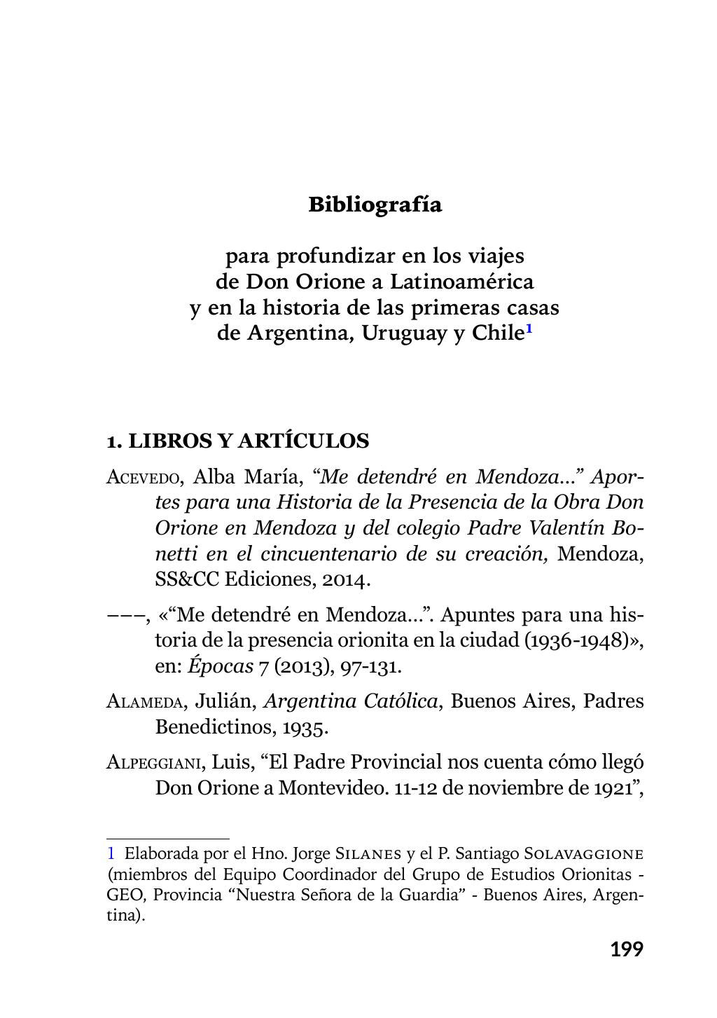 Enzo Giustozzi, Don Orione, Latinoamérica y Argentina, GEO, Buenos Aires - Argentina, 2020, pagina 200