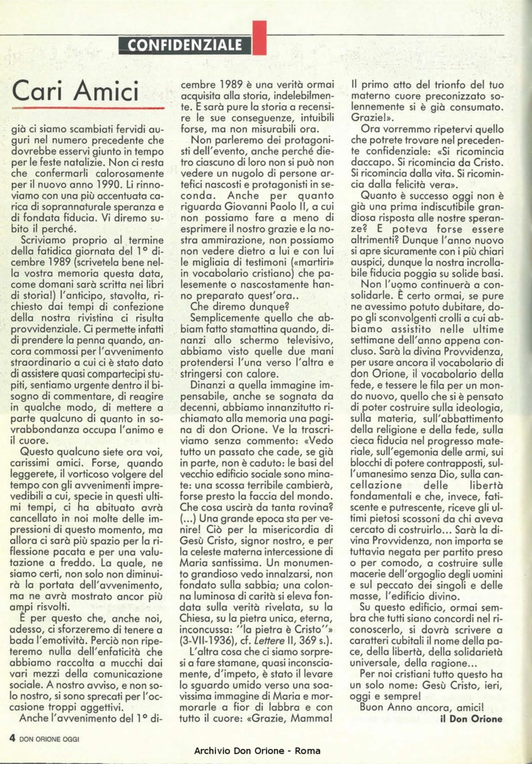 Don Orione oggi, 1990, 01, pagina 4