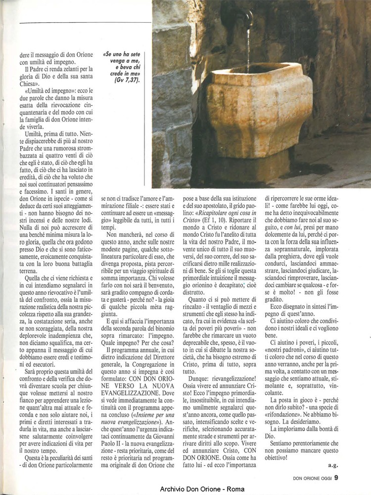 Don Orione oggi, 1990, 01, pagina 9