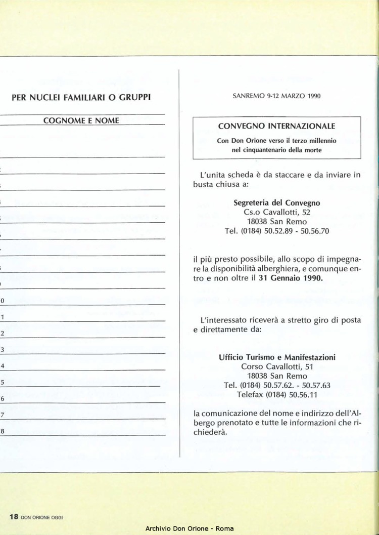 Don Orione oggi, 1990, 01, pagina 18