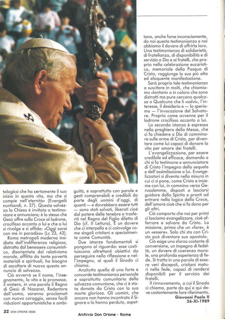 Don Orione oggi, 1990, 01, pagina 22