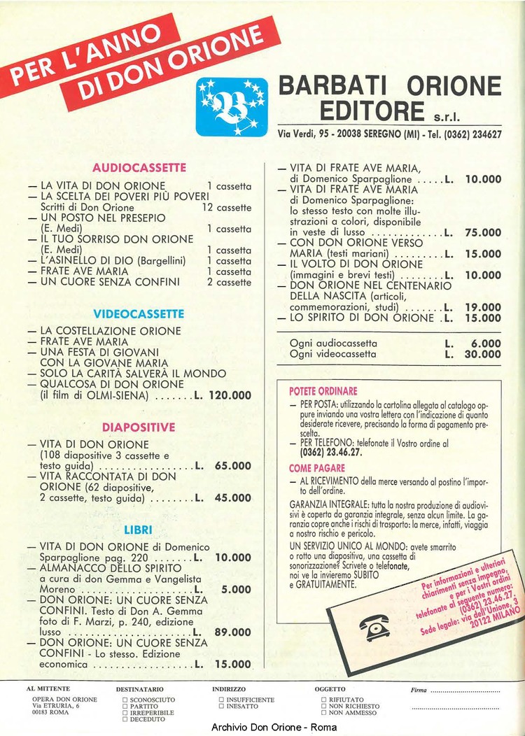 Don Orione oggi, 1990, 01, pagina 32