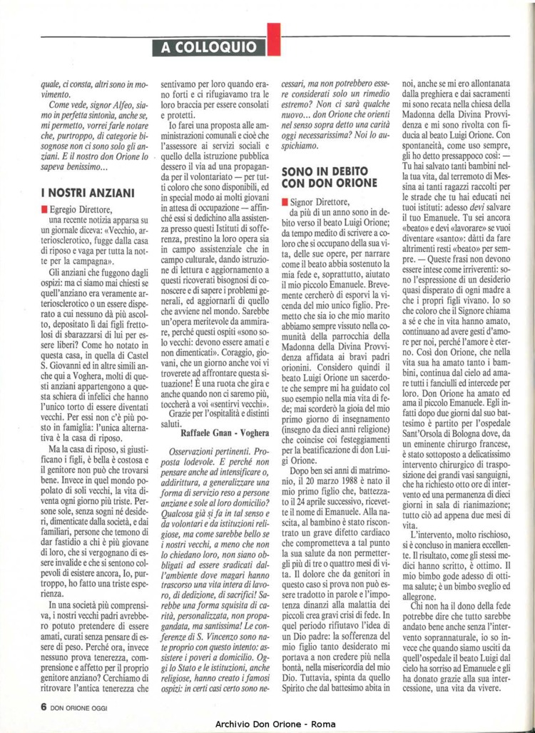 Don Orione oggi, 1990, 02, pagina 6