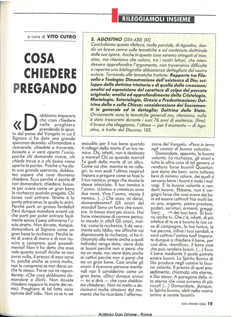Don Orione oggi, 1990, 02, pagina 19