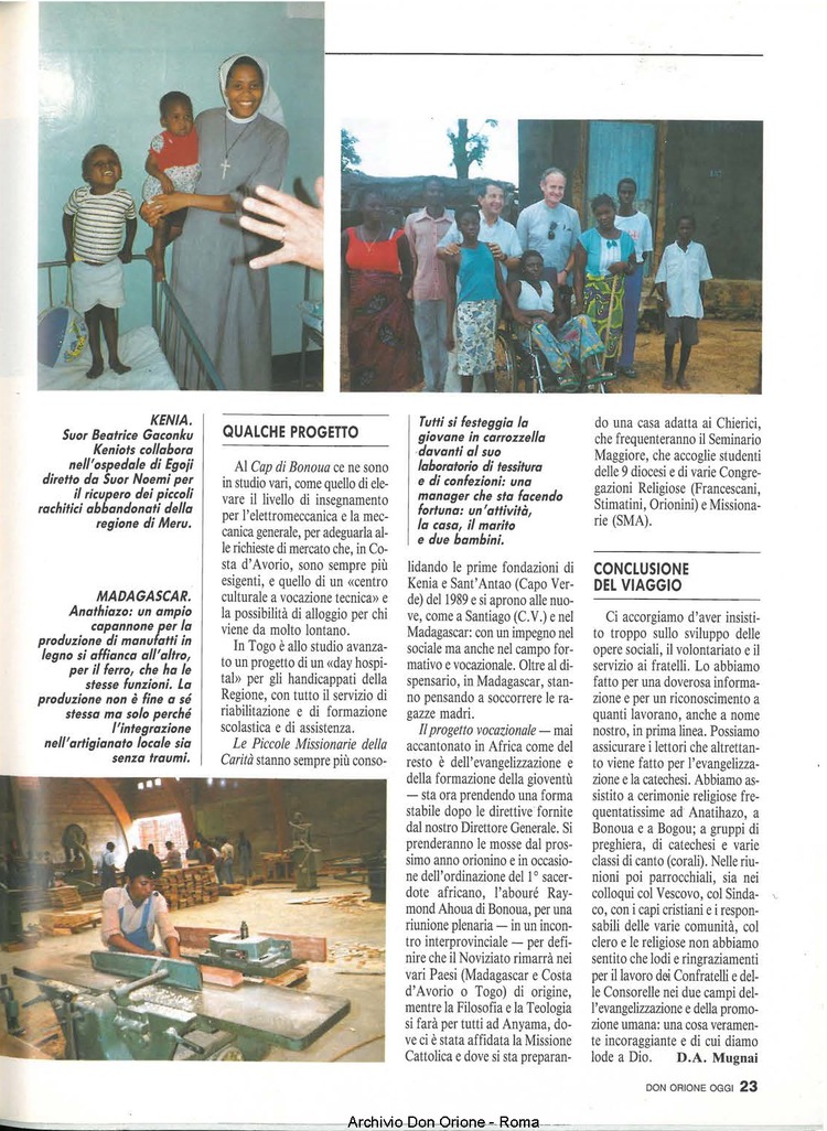 Don Orione oggi, 1990, 02, pagina 23
