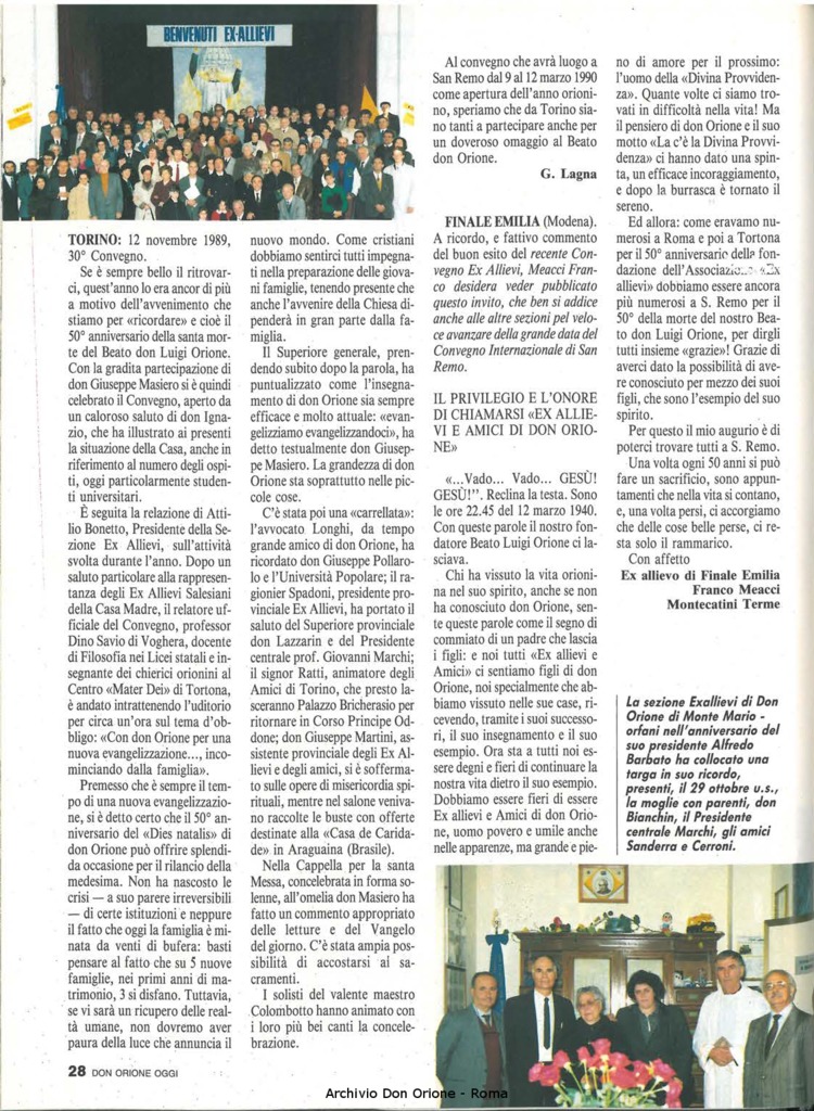 Don Orione oggi, 1990, 02, pagina 28