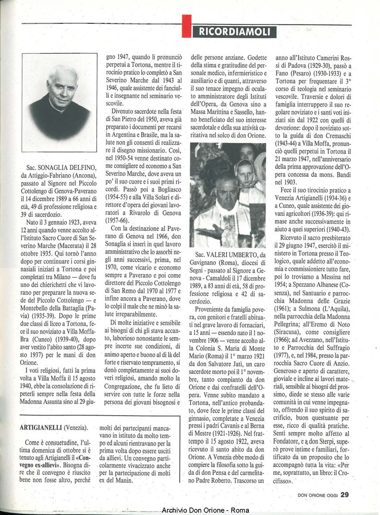 Don Orione oggi, 1990, 02, pagina 29