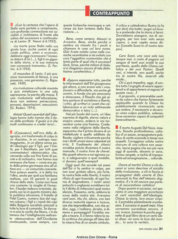 Don Orione oggi, 1990, 02, pagina 31