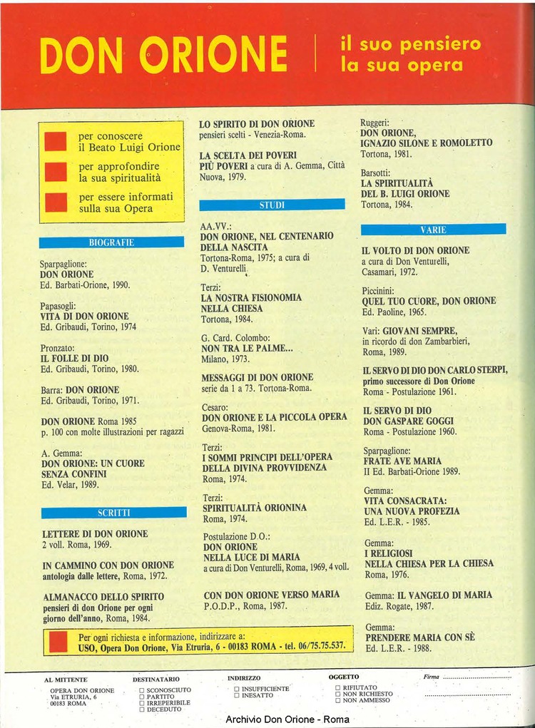 Don Orione oggi, 1990, 02, pagina 32