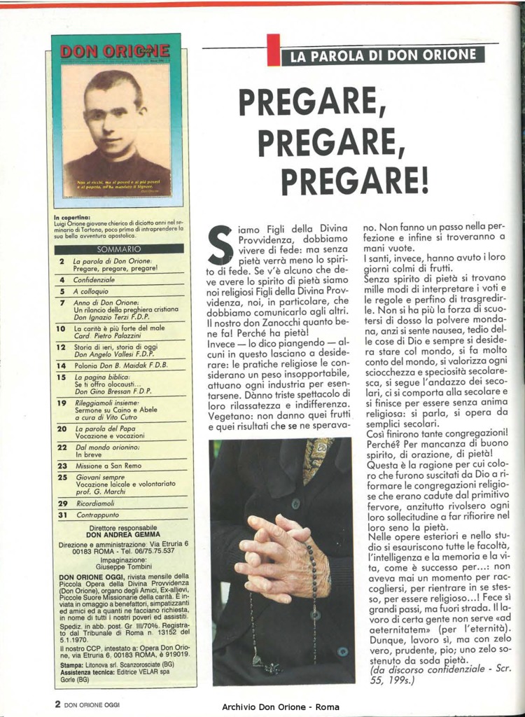 Don Orione oggi, 1990, 03, pagina 2