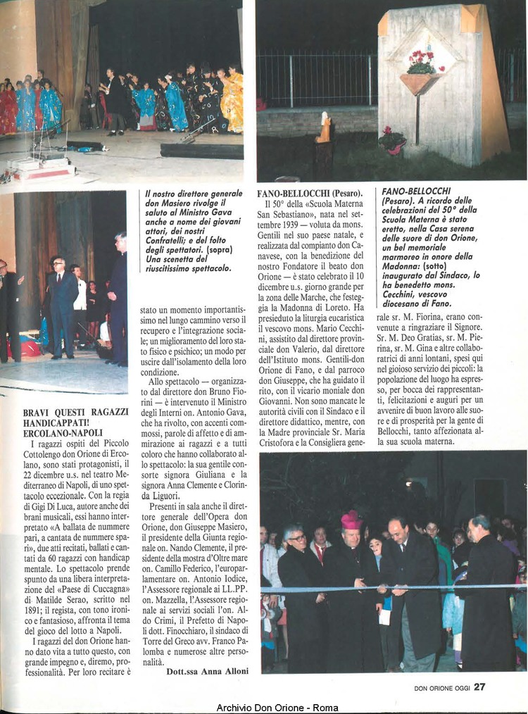 Don Orione oggi, 1990, 03, pagina 27
