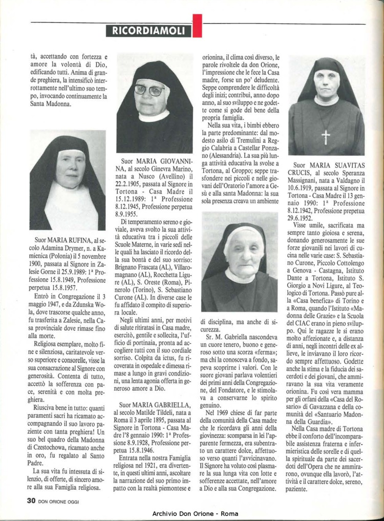 Don Orione oggi, 1990, 03, pagina 30