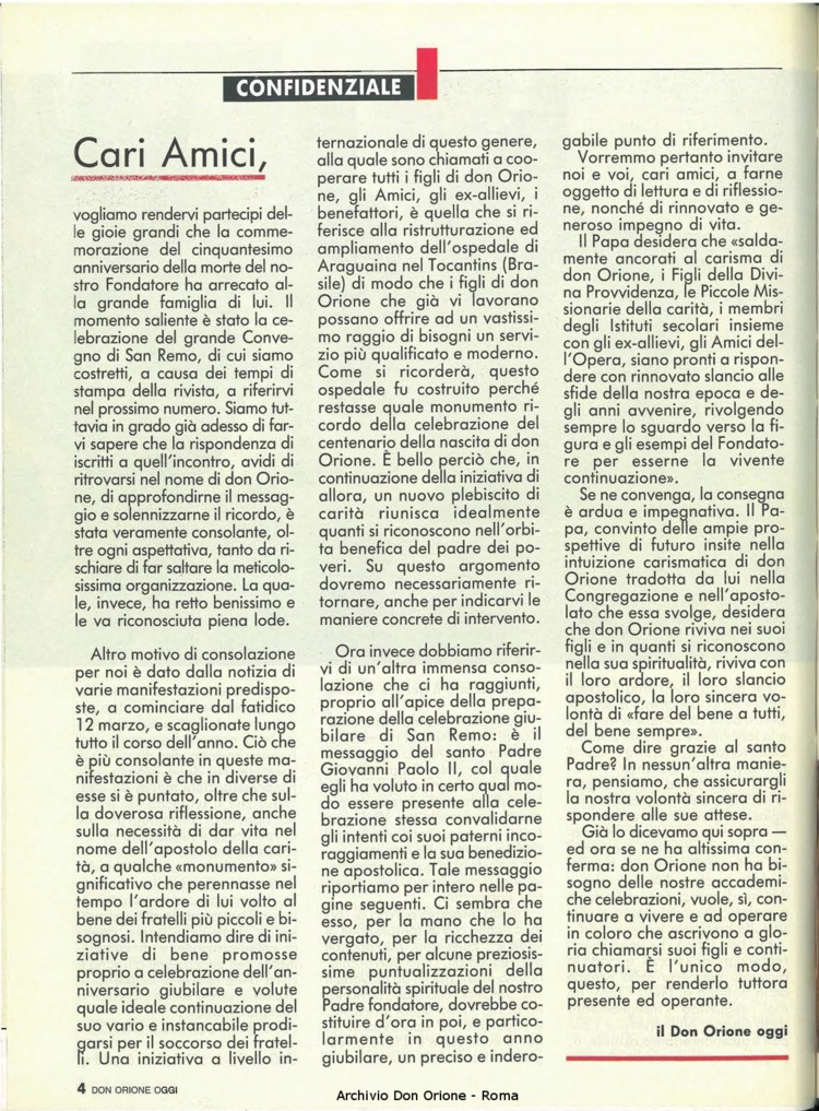 Don Orione oggi, 1990, 04, pagina 4