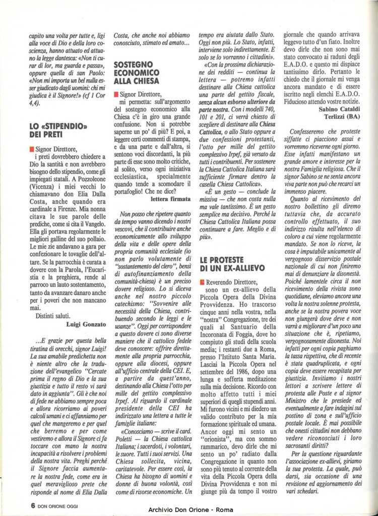 Don Orione oggi, 1990, 04, pagina 6