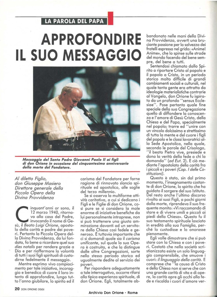 Don Orione oggi, 1990, 04, pagina 20