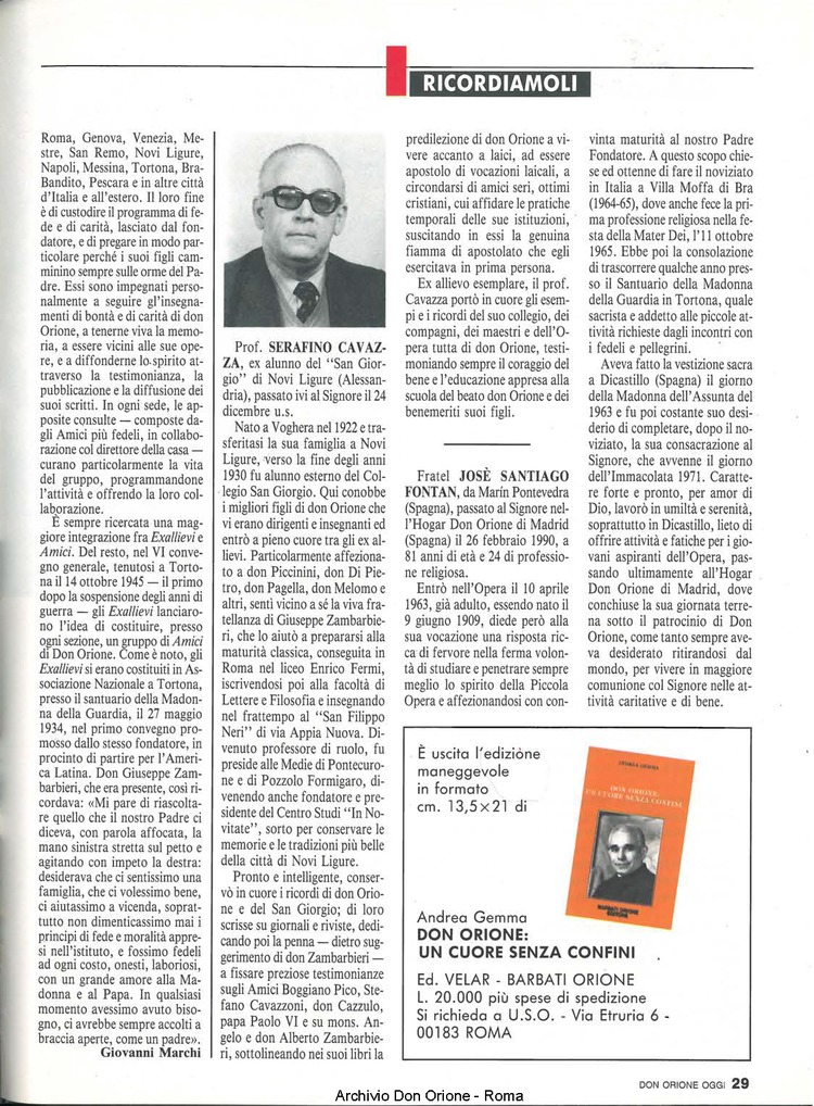 Don Orione oggi, 1990, 04, pagina 29