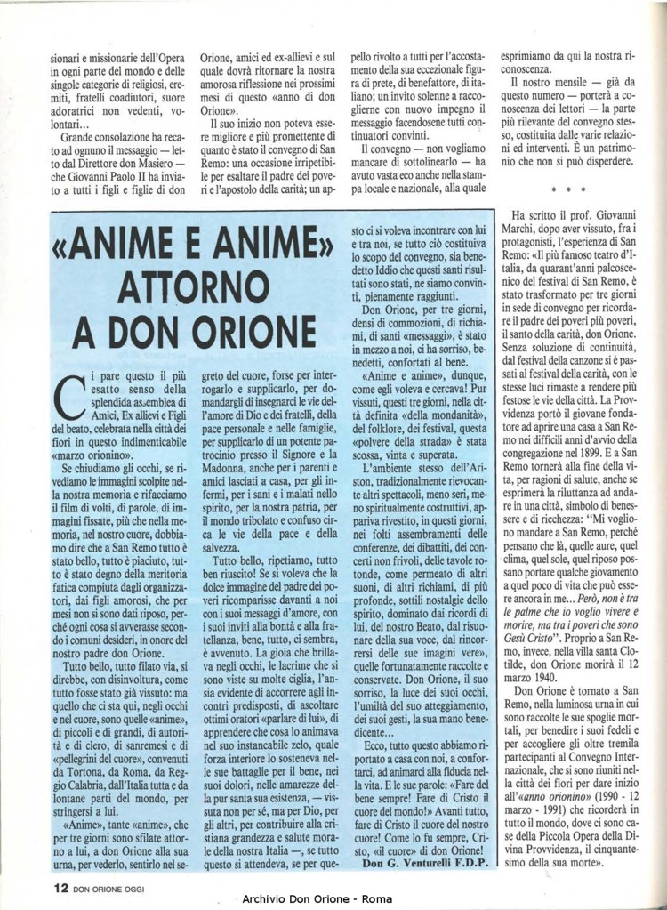 Don Orione oggi, 1990, 05, pagina 12